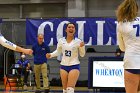 Wheaton Women's Volleyball  Wheaton Women's Volleyball vs Smith College. - Photo by Keith Nordstrom : Wheaton, Volleyball, Smith